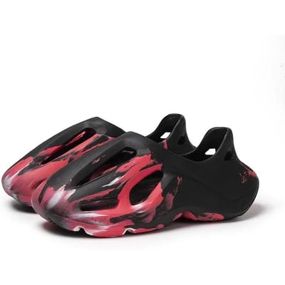 Zomer Heren Dames Pantoffels Camouflage Platform Buiten Klompen Schoenen Strand Sandalen Mannelijk Zacht EVA Binnen Thuis Slides Lover Flip Flops 36-37 black