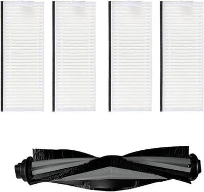 Zijborstel set - Stofzuiger accessoires - Robotstofzuiger onderhoud - Eenvoudige installatie - 5 stuks - Niet gespecificeerd