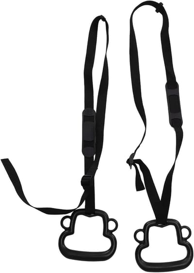 Ergonomische Gymnastiek Ringen voor Buiten, Verstelbare Monkey Pull Up Ringen tot 150 kg, Geschikt voor Kinderen vanaf 3 Jaar