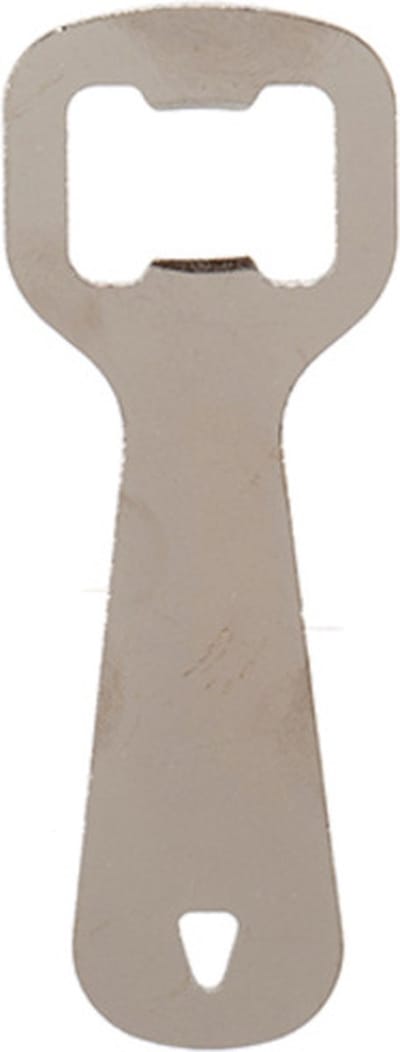 Bigbuy Home Flessenopeners 10 X 4,5 X 0,5 Cm Staal Zilver 2 Stuks