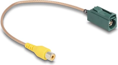 Delock Cable FAKRA E jack to RCA jack RG-179 32 cm