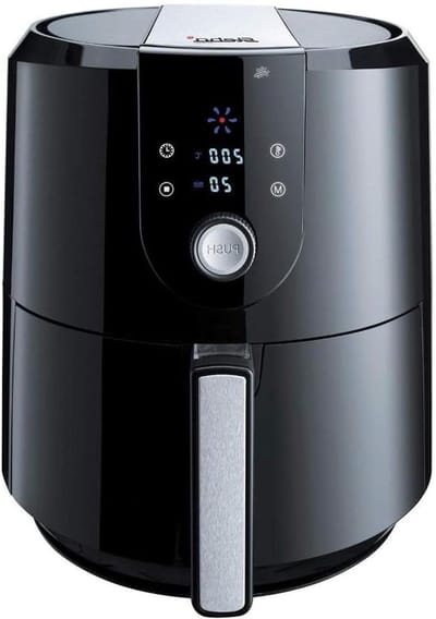 Heteluchtfriteuse XL - Compacte Allrounder - Gezond Bereiden - 7 Automatische Programma's - 5.2 Liter Volume - Zwart