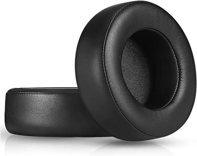 Vervangende Oorkussens voor Gaming Headset, Zachte Geheugenfoam en Eiwitleer Earcups, Reparatieonderdeel (Zwart)