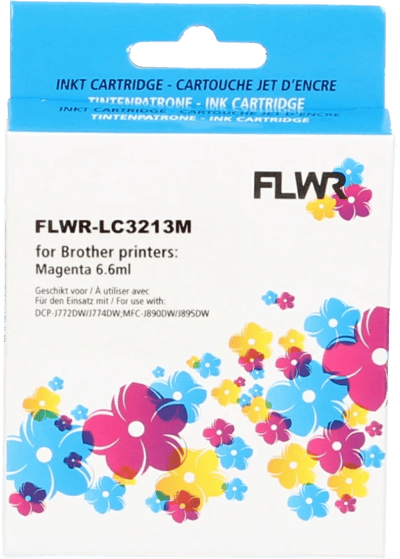 FLWR - Cartridges / Brother LC-3213 / magenta / Geschikt voor Brother