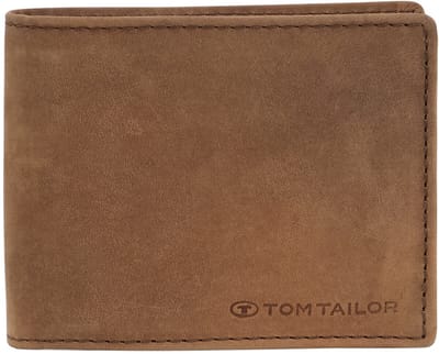 Tom Tailor - TTRON portemonnee van leer - Maat ONESIZE - braun / brown