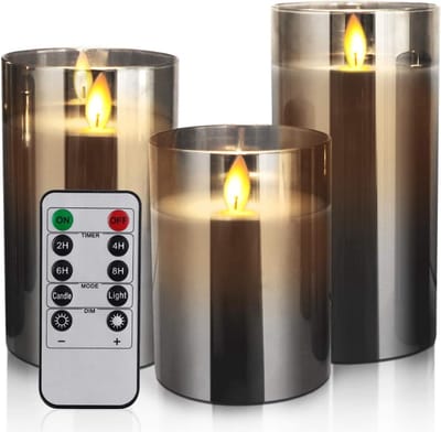 SAVI® LED Kaarsen Oplaadbaar - Nep Kaarsen - Goud - ‎11cm x 30cm x 19 cm; 0.77 kg