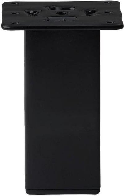 Meubelpoot - Vierkant - Zwart - 13 cm