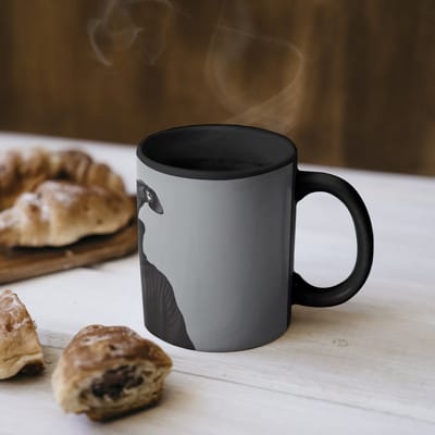 Magische Mok - Foto op Warmte Mokken - Koffiemok - Coltrui - Hond - Bril - Mok - Magic Mok - Beker - 350 ML - Theemok