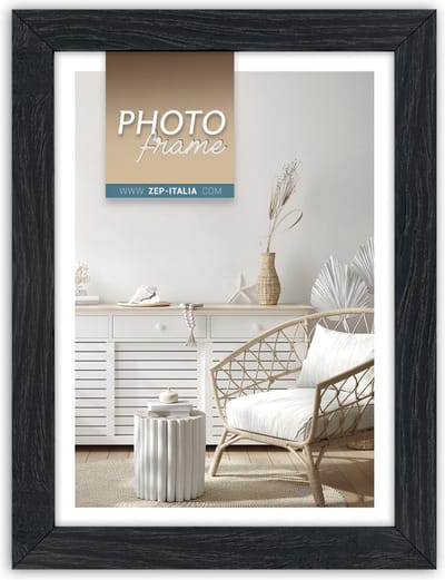 ZEP - Houten Fotolijst Vivan 1 Zwart voor foto formaat 10x15 - V33461