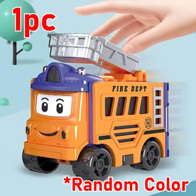 Flip Racers Transformeerbare Auto's voor Kinderen Grappig Speelgoedvoertuig voor Peuters Terugtrek Vrachtwagens Kerst Verjaardagscadeaus voor Jongen Meisje blue