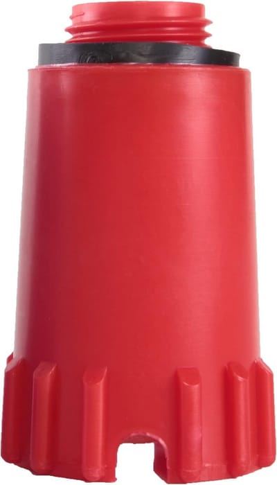 Kunststof Blindstoppen Teststoppen 1/2 Inch Rood voor Waterleidingen 5 Stuks