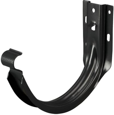 Zinken gootbeugel zwart Ø 125|127 mm | Per stuk