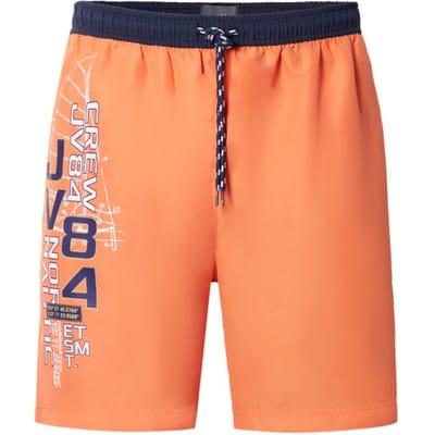 Jan Vanderstorm herren Zwemshort - 08 - oranje - Plus Size