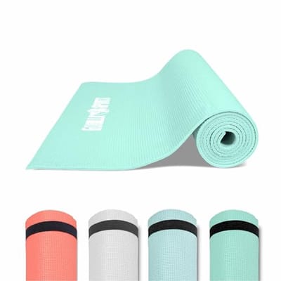 Yogamat PVC 180x60cm Lichtblauw - Ideaal voor Thuisgym