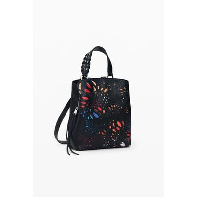 Desigual vrijetijdsrugzak rugzak Notus Print Sumy Mini Backpack Black zwart