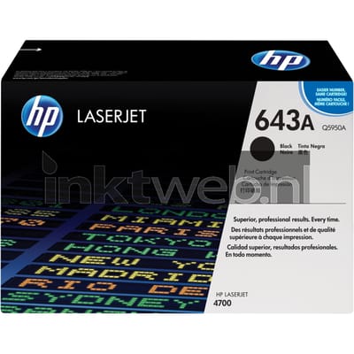 Tonercartridge hp q5950a 643a zwart