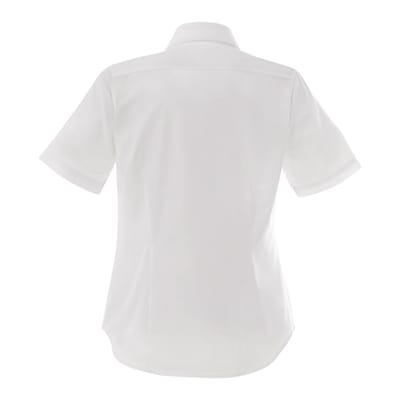 Premier Dames/Dames Handtekening Oxford Short Sleeve Work Shirt (Wit)