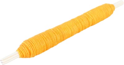 Macrame Koord - Waxed Polyester Cord - GEEL ORANJE / YELLOW ORANGE - Klos 2800 cm - 1mm dik