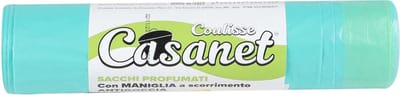 Afvalzakken/vuilniszakken/containerzakken - lime geur - 15x - 50 liter - groen - ruikt lekker