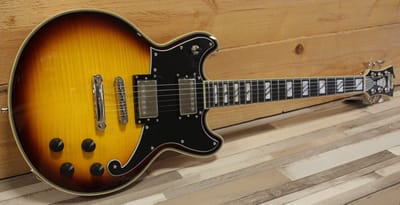 D'Angelico Deluxe Brighton Electric Guitar - Vintage Sunburst