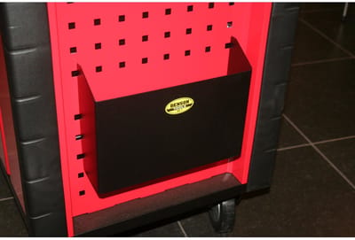 Benson Grote opbergbak voor gereedschapswagen - rood - 27 x 20 x 7 cm - stevige materialen