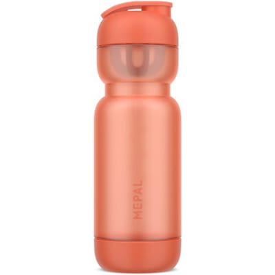 Mepal Shakebeker Sport - 800 ml - Shake en drink - Inclusief mixer & maatverdeling - Eenvoudig schoon te maken - Drinkflessen - Peach orange