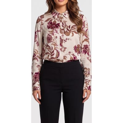 GUESS New Melissa Shirt Floral Paysley Ice C Taglia: 36 | Maglie a manica lunga Outlet | Donna