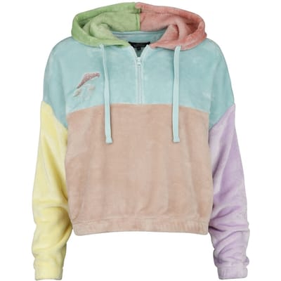Full Volume by EMP Trui met capuchon - Colorful Hoodie with Embroidery - S tot XXL - voor Vrouwen - meerkleurig