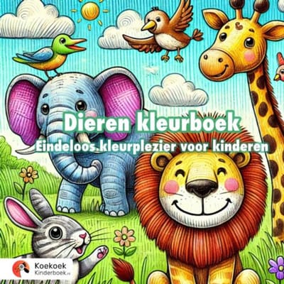 Dieren Kleurboek Voor Kinderen (4-8 Jaar) - Koekoek Kinderboek