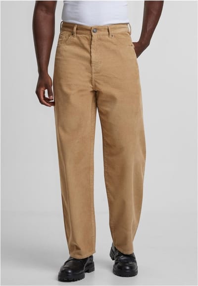 Urban Classics - 90´s Corduroy Broek rechte pijpen - Taille, 32 inch - Beige