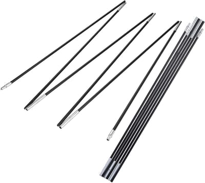 Tent Poles voor Camping - Outdoor Tent Poles - Fiberglass Camping Tent Poles - Tent Pole Support Frames Kit - Outdoor Support Rails - Canopy Frames