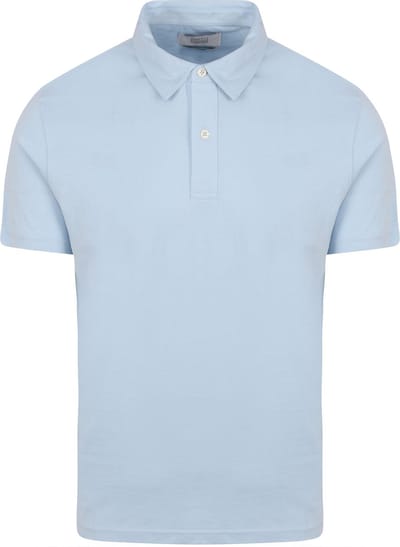 King Essentials The James Poloshirt Lichtblauw - Maat S - Heren - Polo shirt Heren met Korte mouw