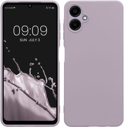 kwmobile telefoonhoesje geschikt voor Samsung Galaxy A06 - Hoesje voor smartphone - Precisie camera uitsnede - In lavendel