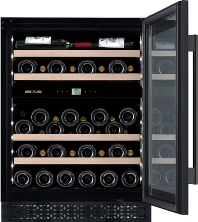 Wine Klima D46-OB78 - Greep - Wijnklimaatkast - Onderbouw - 2 Zones - 46 flessen