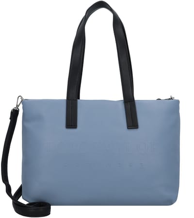 TOM TAILOR Schoudertas Thessa Zip Shopper Light Blue Lichtblauw