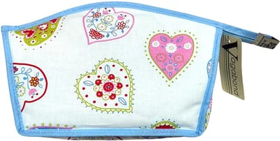 Vagabond - Toilettas - Medium Curved Holdall - "Sweetheart" - afmeting 29 x 8,5 x 17 cm.