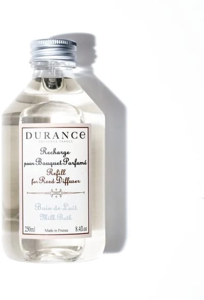 Durance - navulling geurstokjes - Bain de Lait - Milk Bath - 250ml