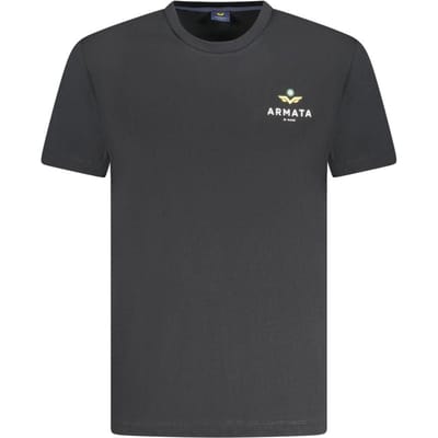 Armata Di Mare Zwarte Katoenen Heren T-Shirt
