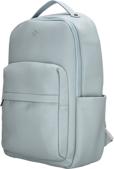 Charm London Mulberry street Rugzak 15,6 inch Laptop Vak Rugtas - Lichtblauw