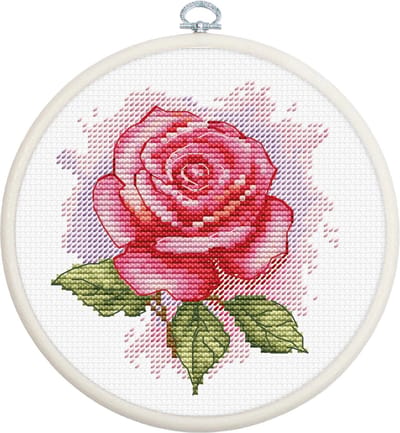 Luca-S Rose Aroma borduren (pakket) BC105 inclusief borduurring