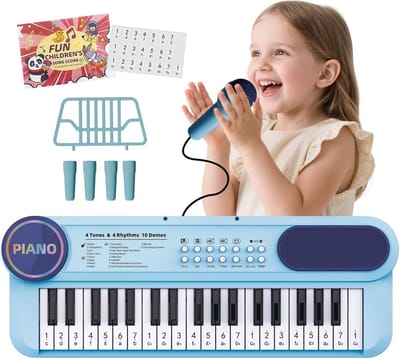 Kindermodel Piano Speelgoed - Klein Keyboard Muziekinstrument voor Kinderen (Roze)