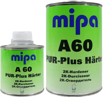 MIPA 2K PUR Plus A60 Verharder voor 2K Acryl Kwastlak - 1 liter