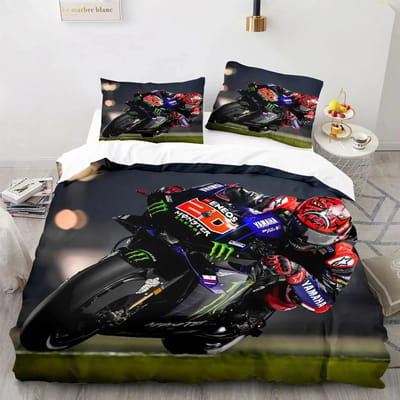 3D Print Marc Marquez 93 Beddengoed Set Dekbedovertrek Bed Set Dekbedovertrek Kussensloop Dekbedovertrek King Queen Size Jongens Volwassenen Beddengoed 70x133cm 2pcs