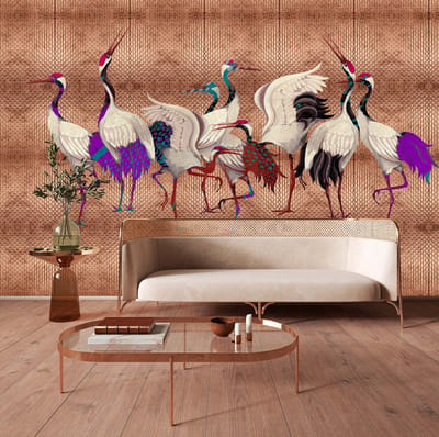 Fotobehang landofhappine2 DD122992 Livingwalls Walls by Patel 3 Bronze Wit Vlies 270 x 400 cm (4 delen) Goedkoop fotobehang