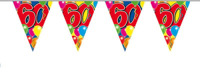 Folat - Vlaggenlijn 60 jaar Ballonnen (10 meter)