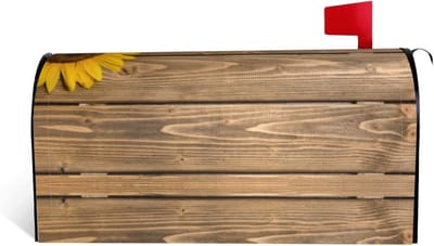 Brievenbushoes - Postbak decoratie - Tuin versieren - Magnetische bevestiging - Standaard formaat - Zwart