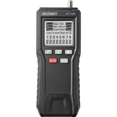 VOLTCRAFT VC-17373870 KT-100 Netwerktester Meetbereik: Netwerk