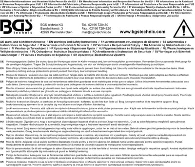 BGS Gereedschapassortiment in foedraal 270 delig