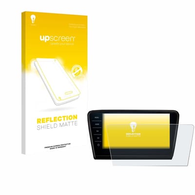 upscreen - Screenprotector voor Skoda Octavia 2017 Infotainment System Columbus - Folie Beschermfolie anti glare matte