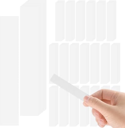 Pack van 200 geurteststrips, witte rechthoekige aromatherapiepapier voor mannen en vrouwen, ideaal voor parfumproeven en geurtesten
